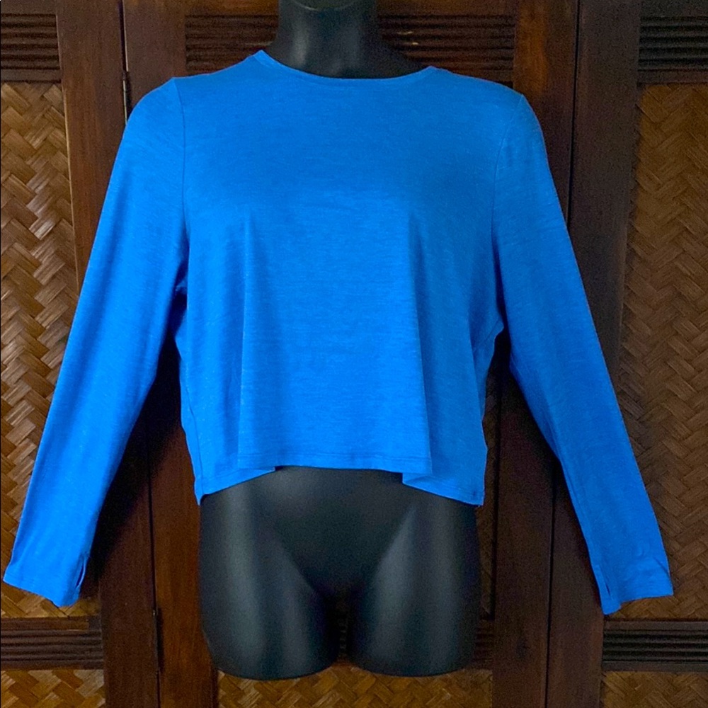 Danskin - Blue Althletic/Yoga top XL NWOT